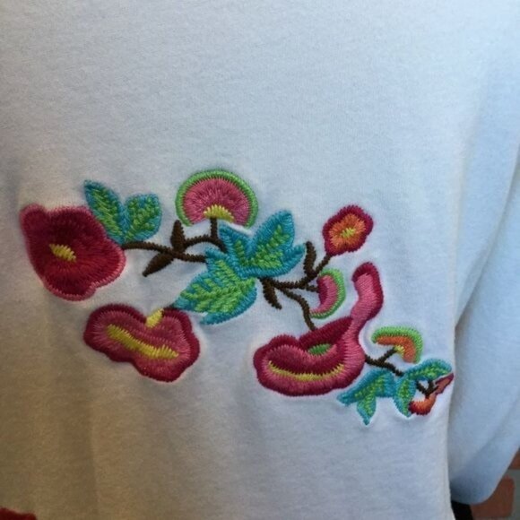 Oleg Cassini Women’s Hooded Jacket Size Small Zip Up Hoodie Embroidered - Picture 5 of 8